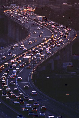 Traffic on Gardiner Expressway Toronto, Ontario, Canada Stock Photo - Rights-Managed, Code: 700-00016841