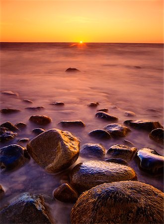 parco nazionale di gros morne - Sunset Gros Morne National Park Newfoundland and Labrador, Canada Fotografie stock - Rights-Managed, Codice: 700-00017712