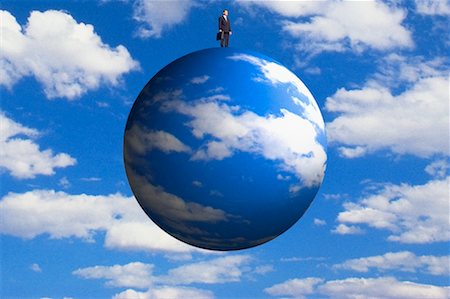 simsearch:700-00017861,k - Businessman in Clouds Stock Photo - Rights-Managed, Code: 700-00017866