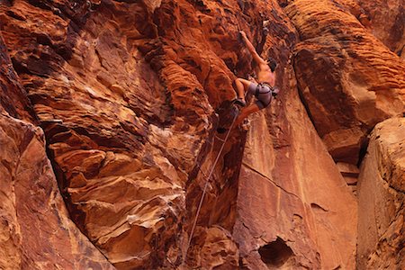 simsearch:700-00021054,k - Rock Climbing, Red Rock Canyon National Recreation Lands Nevada, USA Foto de stock - Con derechos protegidos, Código: 700-00017938