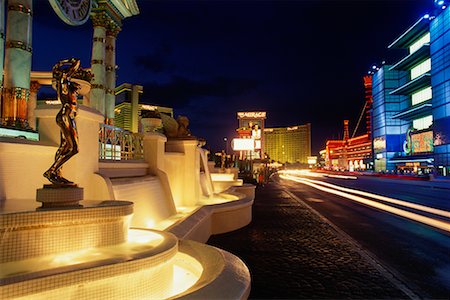 City Street at Night Las Vegas, Nevada, USA Stock Photo - Rights-Managed, Code: 700-00018466