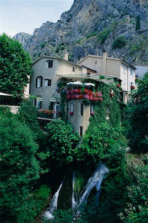 french country home exterior pictures - Moustiers Provence, France Stock Photo - Rights-Managed, Code: 700-00018638