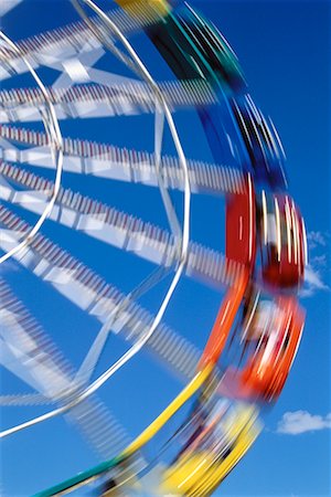 Blurred View of Midway Ride Stock Photo - Rights-Managed, Code: 700-00019103