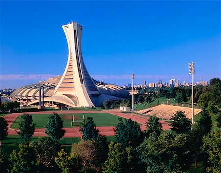 Olympic Stadium Montreal, Quebec, Canada Foto de stock - Con derechos protegidos, Código: 700-00019474
