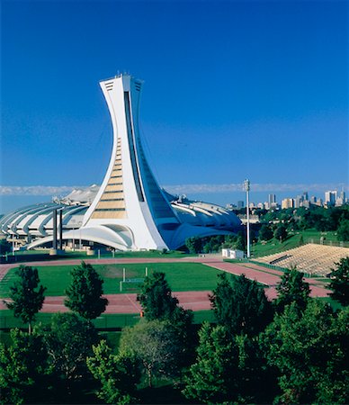 Olympic Stadium Montreal, Quebec, Canada Foto de stock - Con derechos protegidos, Código: 700-00019475