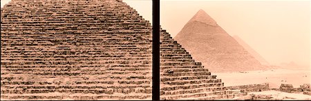 egypt in black and white - Pyramids Giza, Egypt Stock Photo - Rights-Managed, Code: 700-00019782