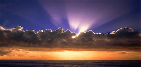 Sonnenuntergang über dem Pazifik Stockbilder - Lizenzpflichtiges, Bildnummer: 700-00019798