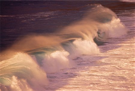 simsearch:600-01030175,k - Ocean Waves Oahu, Hawaii, USA Foto de stock - Con derechos protegidos, Código: 700-00019935