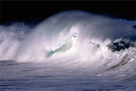 simsearch:700-00019931,k - Ocean Waves Oahu, Hawaii, USA Stockbilder - Lizenzpflichtiges, Bildnummer: 700-00019930