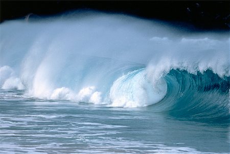 simsearch:700-00019931,k - Ocean Waves Oahu, Hawaii, USA Stockbilder - Lizenzpflichtiges, Bildnummer: 700-00019932