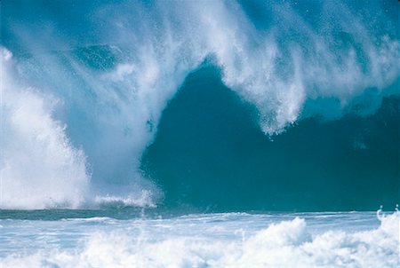 simsearch:700-00019931,k - Ocean Waves Oahu, Hawaii, USA Stockbilder - Lizenzpflichtiges, Bildnummer: 700-00019933
