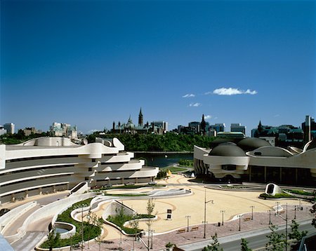 simsearch:700-00661421,k - Museum of Civilization, Hull Quebec and Parliament Buildings Ottawa, Ontario, Canada Foto de stock - Direito Controlado, Número: 700-00011022
