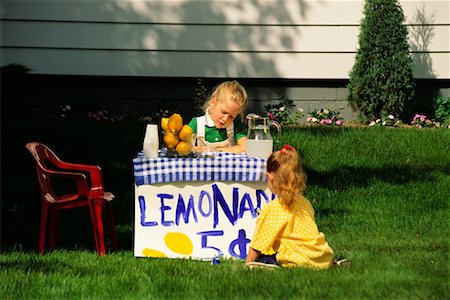 sell lemonade - Lemonade Stand Stock Photo - Rights-Managed, Code: 700-00011264