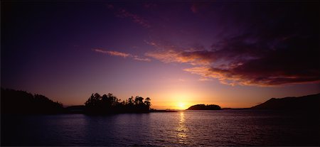 simsearch:700-03152438,k - Pacific Rim National Park at Dusk British Columbia, Canada Foto de stock - Direito Controlado, Número: 700-00011518