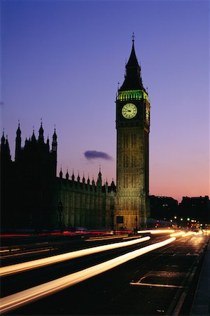 simsearch:700-00513856,k - Big Ben and Houses of Parliament at Night London, England Foto de stock - Con derechos protegidos, Código: 700-00012258