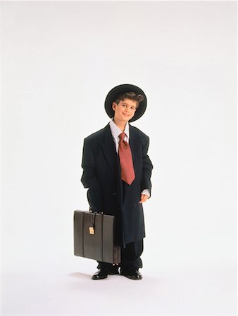 Boy Dressed as Businessman Stock Photo - Rights-Managed, Code: 700-00012600
