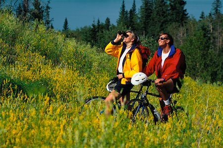 Mountain Biking in Kananaskis Country, Alberta, Canada Stock Photo - Rights-Managed, Code: 700-00012651