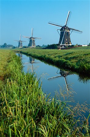 simsearch:700-00182220,k - Windmills Liedschendam The Netherlands Stock Photo - Rights-Managed, Code: 700-00012661