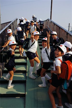 Enfants d'âge scolaire Nagoya, Japon Photographie de stock - Rights-Managed, Code: 700-00012843
