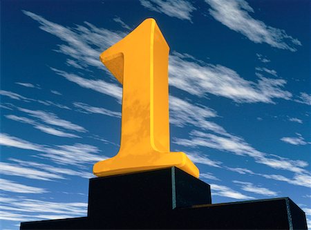 The Number One on Podium Stock Photo - Rights-Managed, Code: 700-00013643