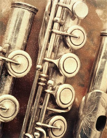 piccolo instrument close up - Flute Stock Photo - Rights-Managed, Code: 700-00013921