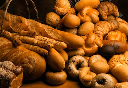 sesame bagel - Bread, Rolls and Bagels Foto de stock - Con derechos protegidos, Código: 700-00024197