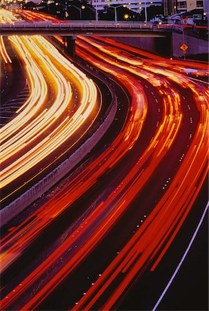 simsearch:700-00317306,k - Light Trails on Highway Honolulu, Oahu, USA Stock Photo - Rights-Managed, Code: 700-00024347