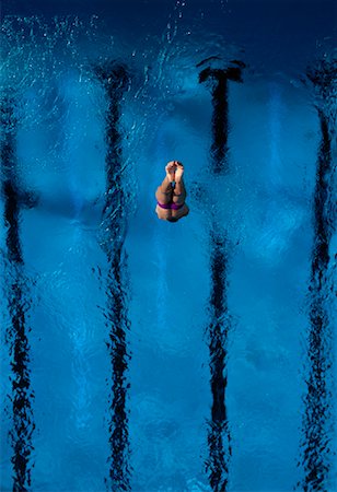 simsearch:600-05973054,k - Overhead View of Male Diver in Swimwear Miami, Florida, USA Stock Photo - Rights-Managed, Code: 700-00024513