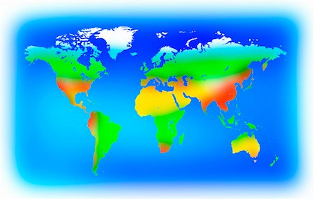 World Map Stock Photo - Rights-Managed, Code: 700-00024557