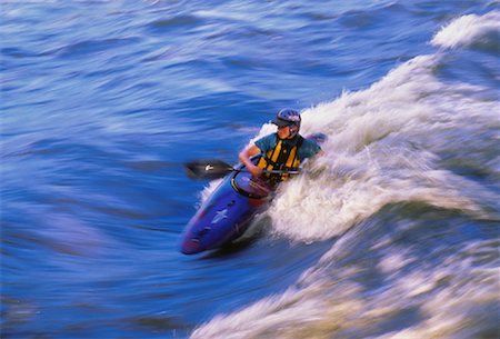 simsearch:614-01171527,k - Man Kayaking Kern River, California, USA Fotografie stock - Rights-Managed, Codice: 700-00024764