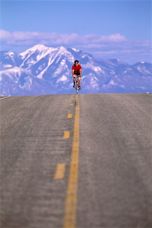 simsearch:700-00429922,k - Man Cycling on Road Utah, USA Stock Photo - Rights-Managed, Code: 700-00024779