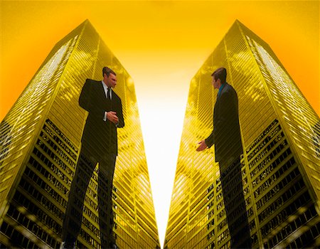 skyscraper company suit - Images of Businessmen on Office Towers Stock Photo - Rights-Managed, Code: 700-00024795