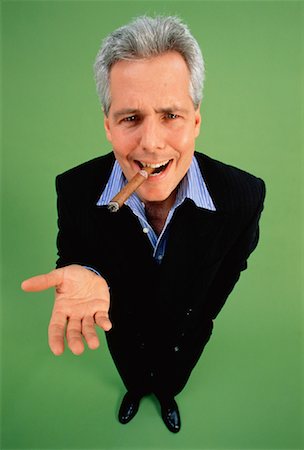 simsearch:700-00023177,k - Portrait of Mature Man Smoking Cigar Stock Photo - Rights-Managed, Code: 700-00025052