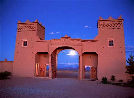 Archway in Desert Kasbah at Tinerhir Morocco Stock Photo - Rights-Managed, Code: 700-00025276