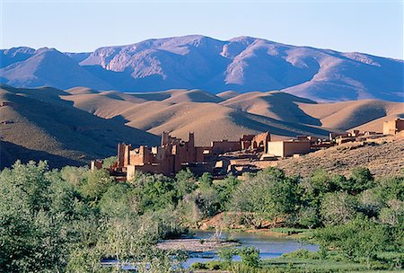 dry swamps - Ait Benhaddou, Morocco Stock Photo - Rights-Managed, Code: 700-00025885