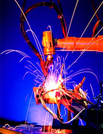 robotic - Robotic Welding Stock Photo - Rights-Managed, Code: 700-00026220