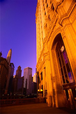 simsearch:700-06125622,k - Wrigley Building Chicago, Illinois, USA Foto de stock - Con derechos protegidos, Código: 700-00026493