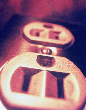 simsearch:700-02080361,k - Close-Up of Electrical Outlet Stock Photo - Rights-Managed, Code: 700-00026768