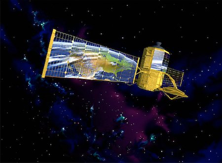simsearch:600-00917991,k - Communications Satellite Reflecting North America Stock Photo - Rights-Managed, Code: 700-00026822