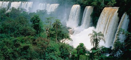 simsearch:700-00023230,k - Vue d'ensemble des chutes d'Iguaçu Argentine Photographie de stock - Rights-Managed, Code: 700-00027390