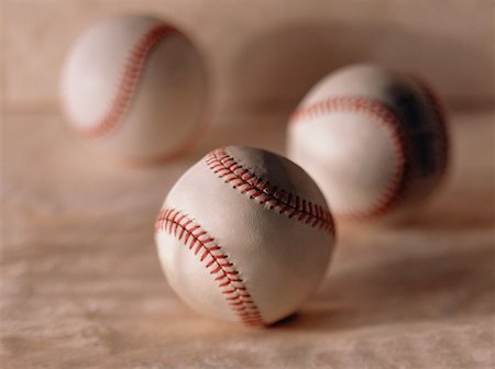 Balles de baseball antiques Photographie de stock - Rights-Managed, Code: 700-00027673