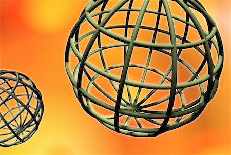 Wire Globes Stock Photo - Rights-Managed, Code: 700-00028182