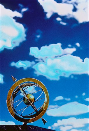 Armillary Sphere and Sky Stock Photo - Rights-Managed, Code: 700-00028719