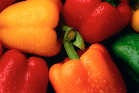 simsearch:700-00025755,k - Close-Up of Peppers Foto de stock - Con derechos protegidos, Código: 700-00028873