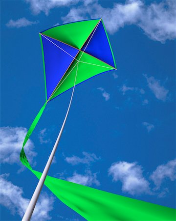 simsearch:700-00074729,k - Kite in Sky Stock Photo - Rights-Managed, Code: 700-00028907