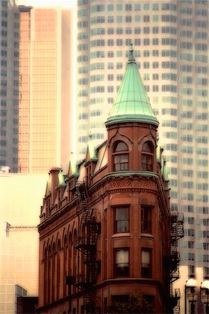 edificio gooderham - Flatiron Building Toronto, Ontario, Canada Foto de stock - Con derechos protegidos, Código: 700-00029110