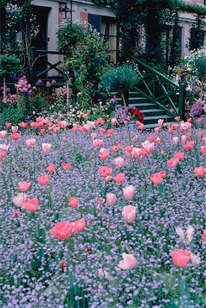 Jardin de Giverny, France de Monet Photographie de stock - Rights-Managed, Code: 700-00029144