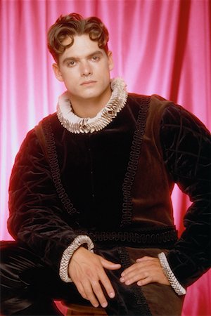 Portrait of Man Wearing Elizabethan Costume Stock Photo - Rights-Managed, Code: 700-00029140