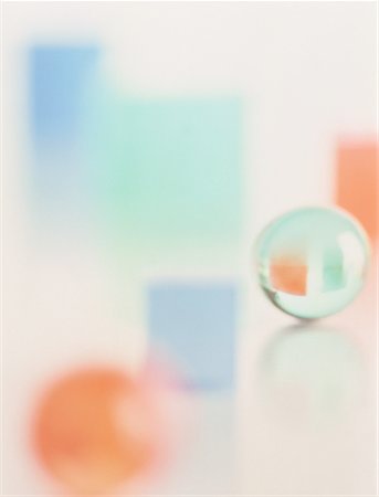 Blurred View of Geometric Shapes Stock Photo - Rights-Managed, Code: 700-00029594