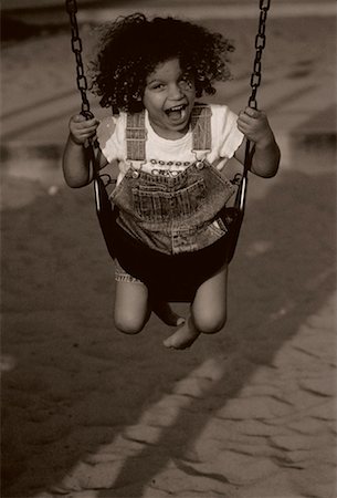 Portrait of Girl on Swing Stock Photo - Rights-Managed, Code: 700-00029798